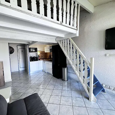 Mezzanine Avec Piscine, Clim, Parking Et Lave-linge - Proche - Fr-1-702-50