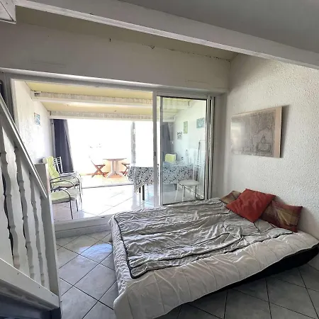 Mezzanine Avec Piscine, Clim, Parking Et Lave-linge - Proche - Fr-1-702-50 Agde