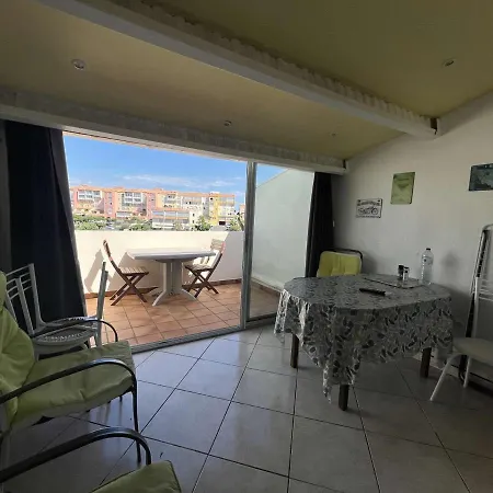 Apartament Mezzanine Avec Piscine, Clim, Parking Et Lave-linge - Proche - Fr-1-702-50 Agde