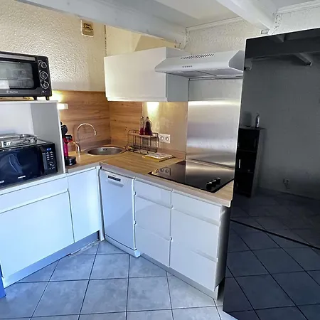 Mezzanine Avec Piscine, Clim, Parking Et Lave-linge - Proche - Fr-1-702-50 Agde